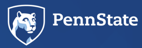 Penn State logo.